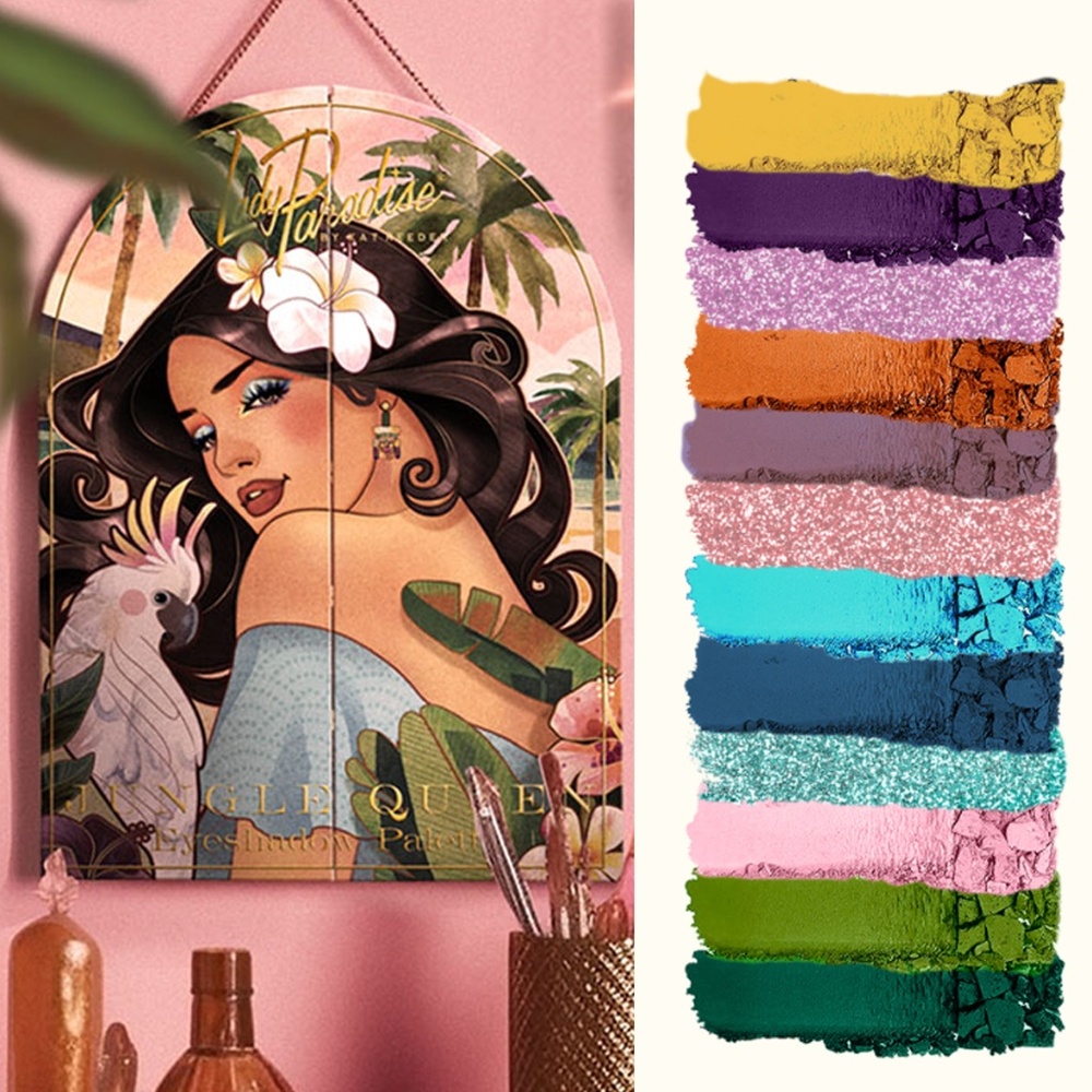 Lady Paradise Beauty Jungle Queen Eyeshadow Palette Set of 6 Sealed - Picture 5 of 7
